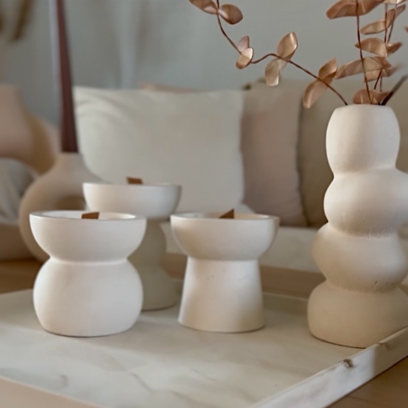 Κηροπἠγια - Trio sand candles - Image 6