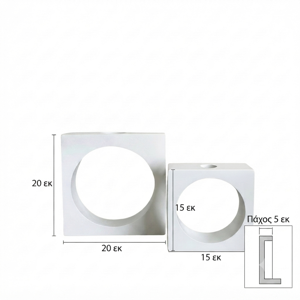 Διακοσμητικά Βάζα - Cube - Image 6