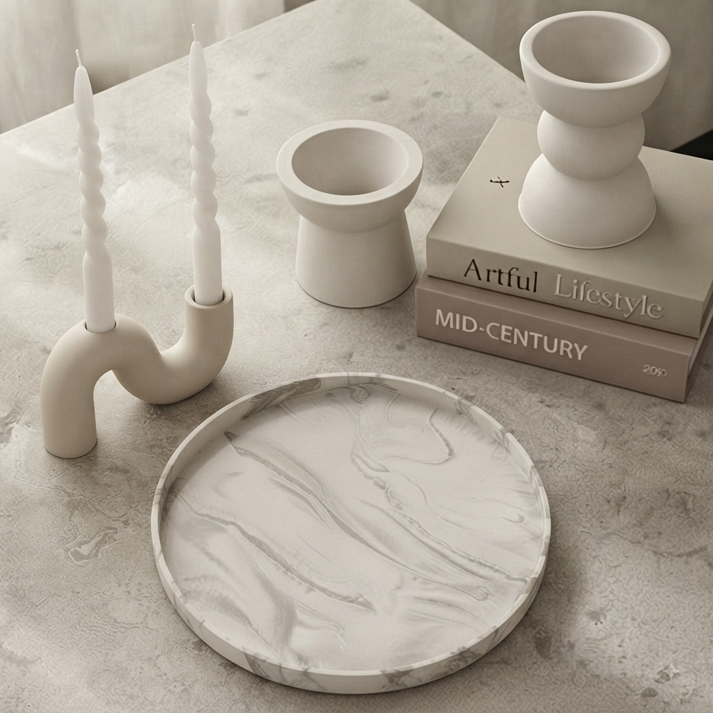 Διακοσμητικός Δίσκος Marble - Centro - Image 9