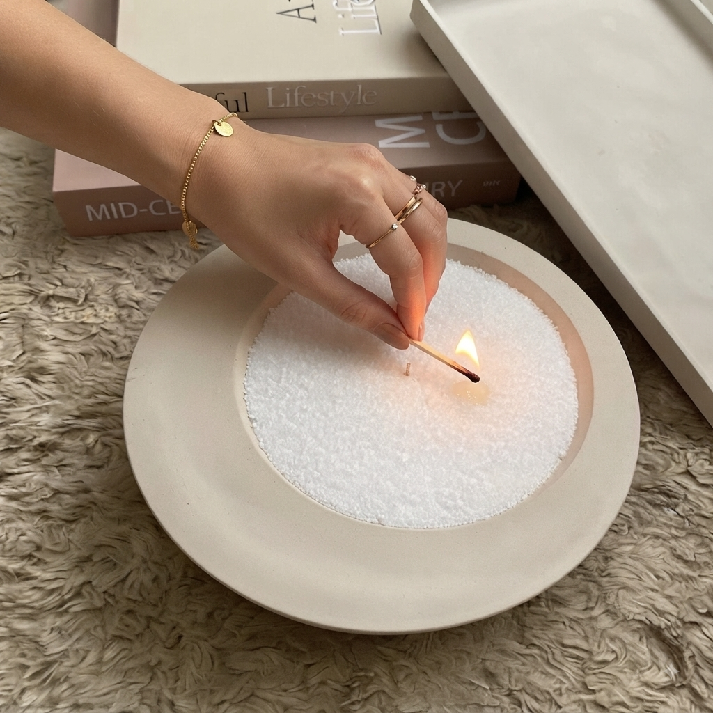 Διακοσμητικό Μπολ - Luxury Sand Candle - Image 6