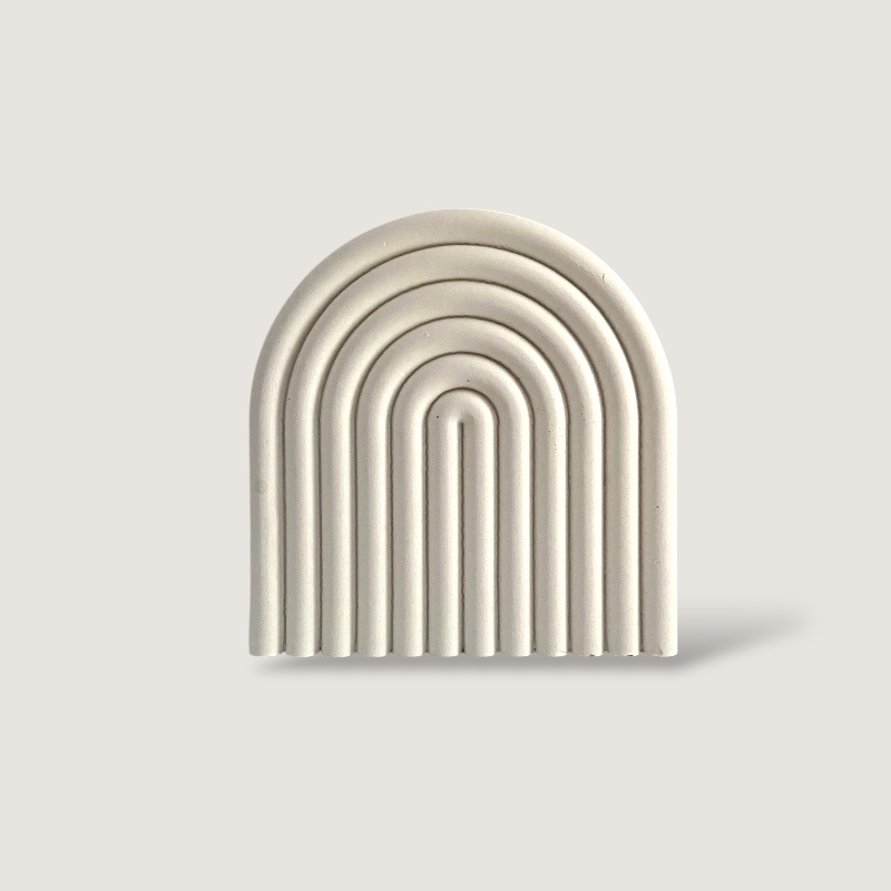 Διακοσμητικός Δίσκος Μπέζ Line - Image 5