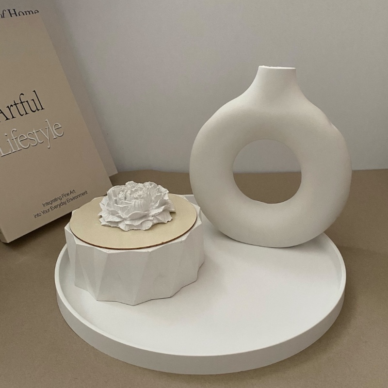 Διακοσμητικό Μπολ Λευκό Linea - Image 2