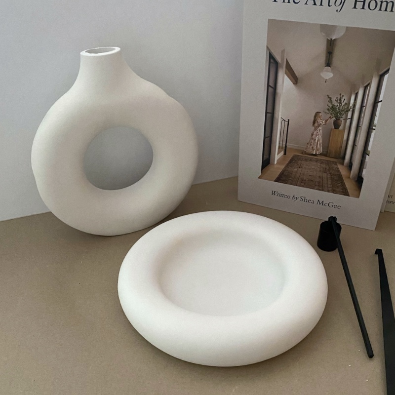 Διακοσμητικά Βάζα Λευκά Orin - Image 3