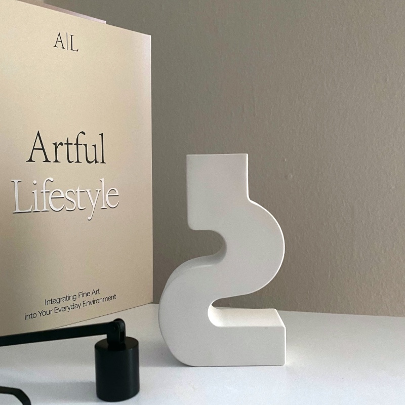 Κηροπήγιο Λευκό Aria - Image 2