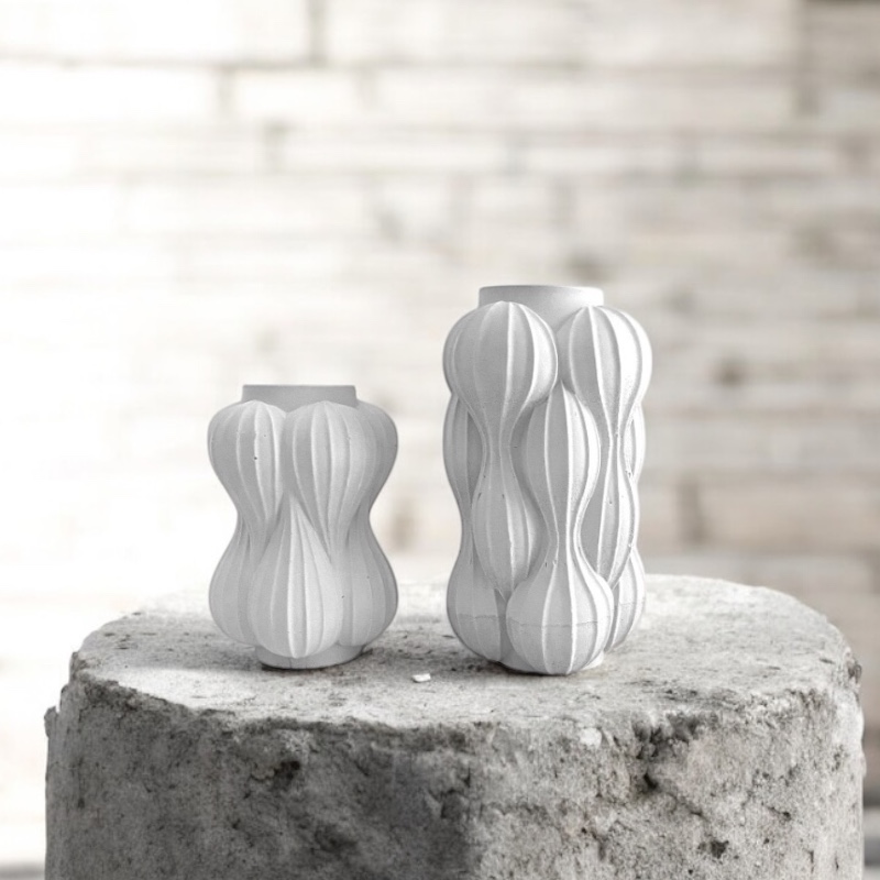 Διακοσμητικά Βάζα Λευκά Victorian