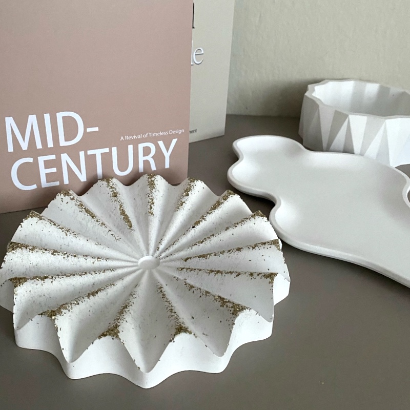 Διακοσμητικός Δίσκος Λευκός Form - Image 3