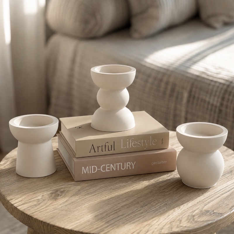 Κηροπἠγια - Trio sand candles - Image 3