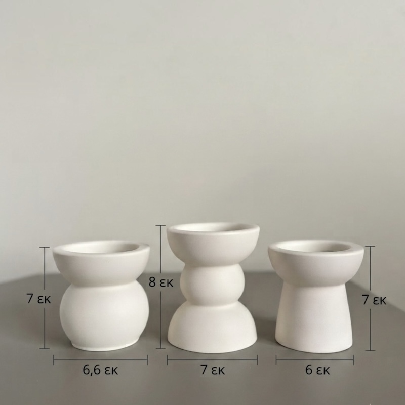 Κηροπήγια - Trio sand candles - Image 2