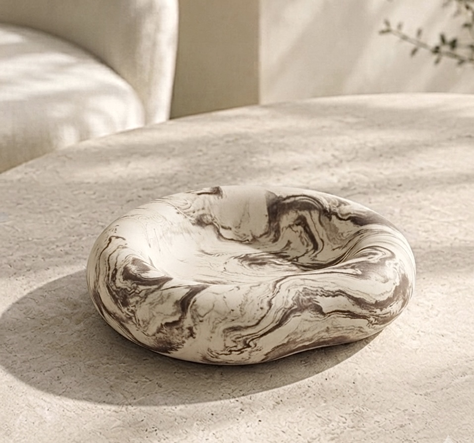Διακοσμητικό Μπόλ - Logic beige Marble - Image 5