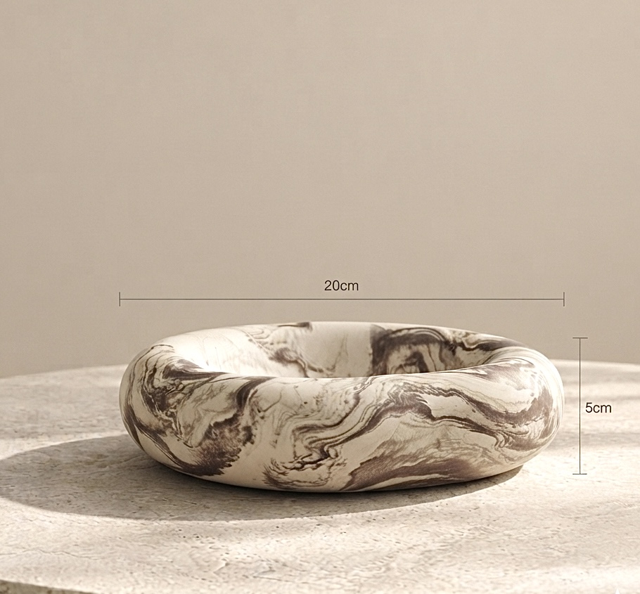 Διακοσμητικό Μπόλ - Logic beige Marble - Image 2