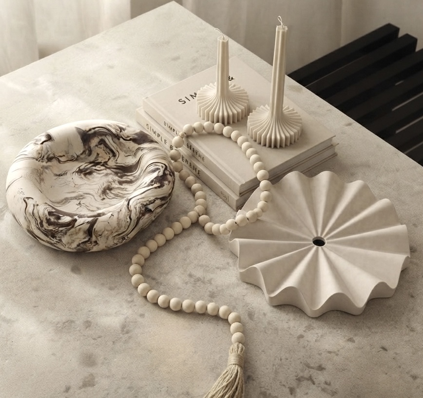 Διακοσμητικό Μπόλ - Logic beige Marble - Image 3