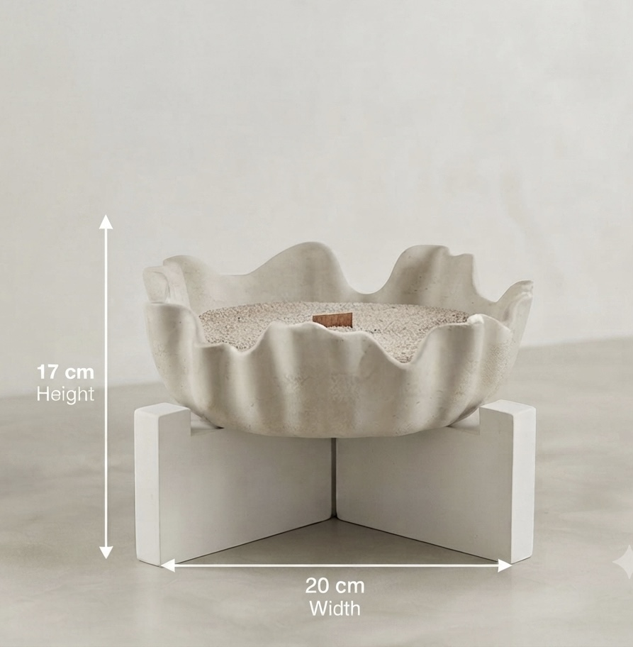 Διακοσμητικό Σετ - Aelia Sand Candle - Image 2