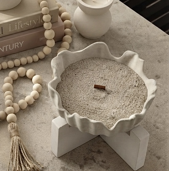 Διακοσμητικό Σετ - Aelia Sand Candle - Image 4