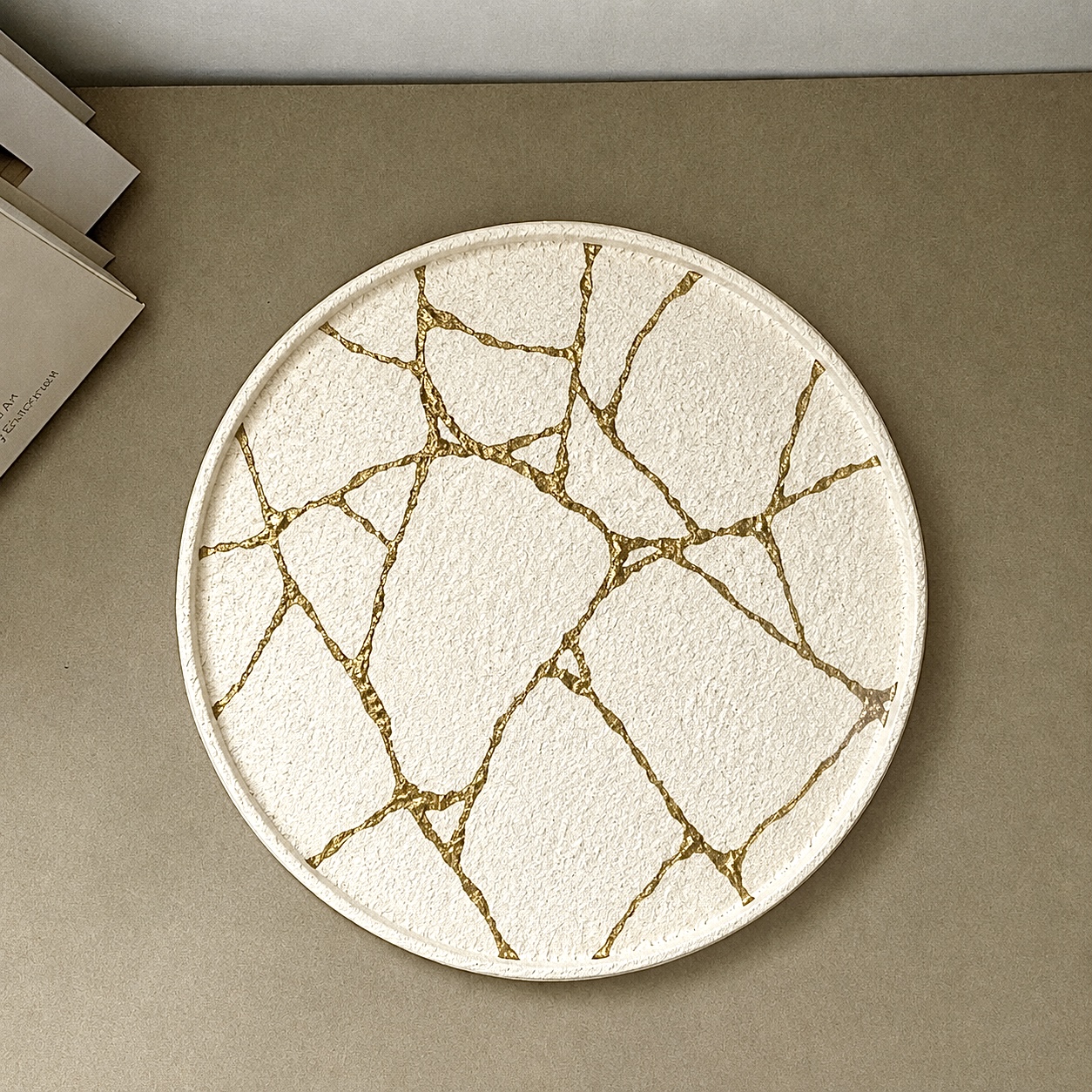 Ανάγλυφος Δίσκος - kintsugi Tray - Image 6