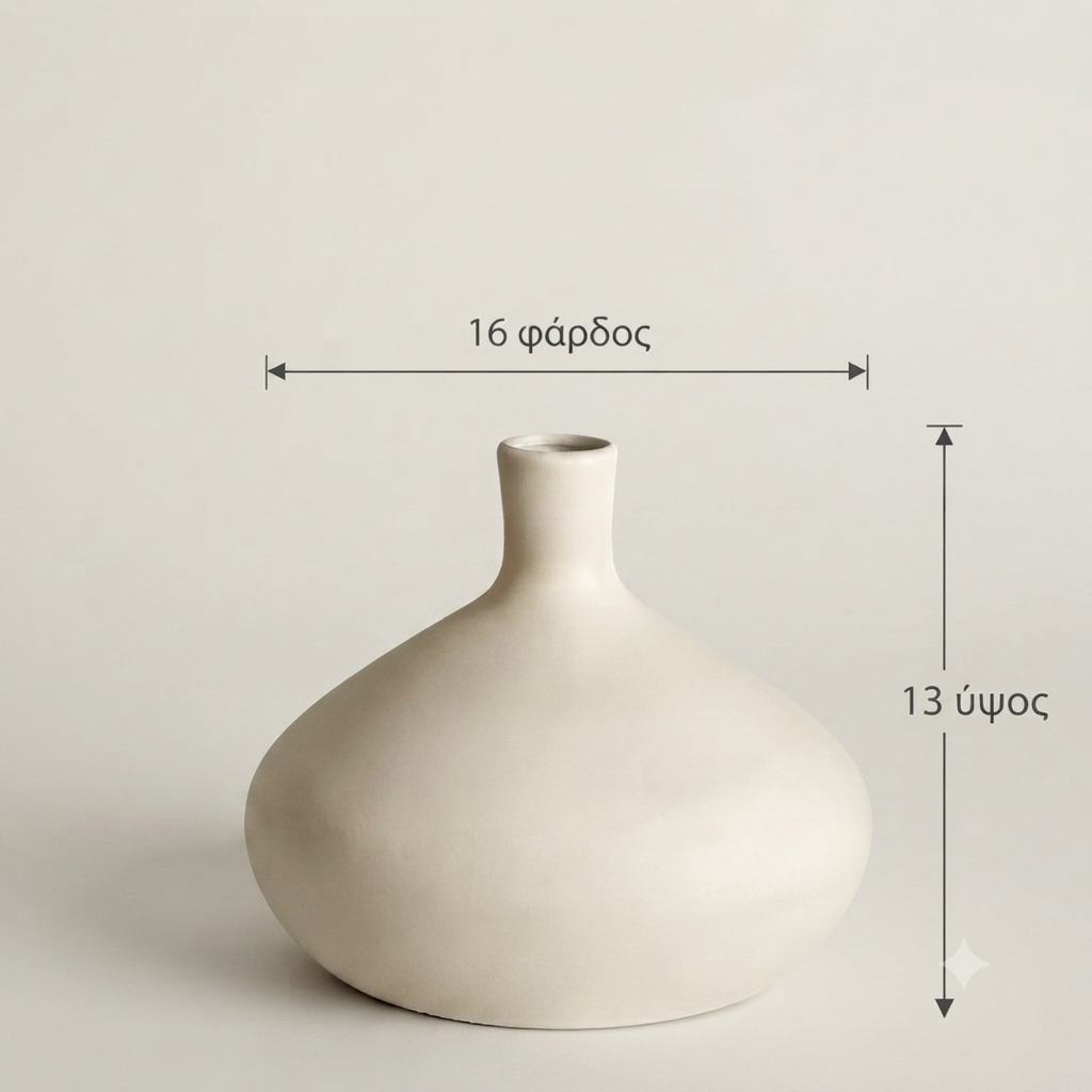 Διακοσμητικό Βάζο - Opal Linen - Image 2