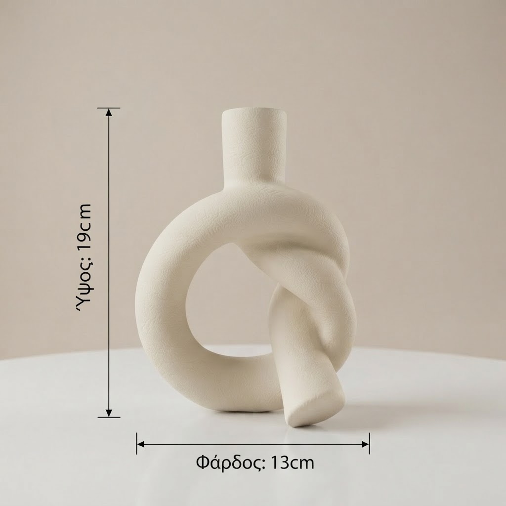 Διακοσμητικό Βάζο - Knot linen - Image 2