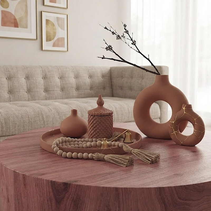 Σετ Βάζα - Kintsugi terracotta burnt - Image 5