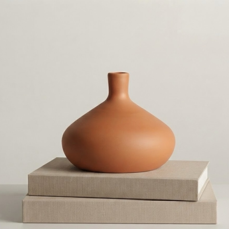 Διακοσμητικό Βάζο - Opal Terracotta burnt